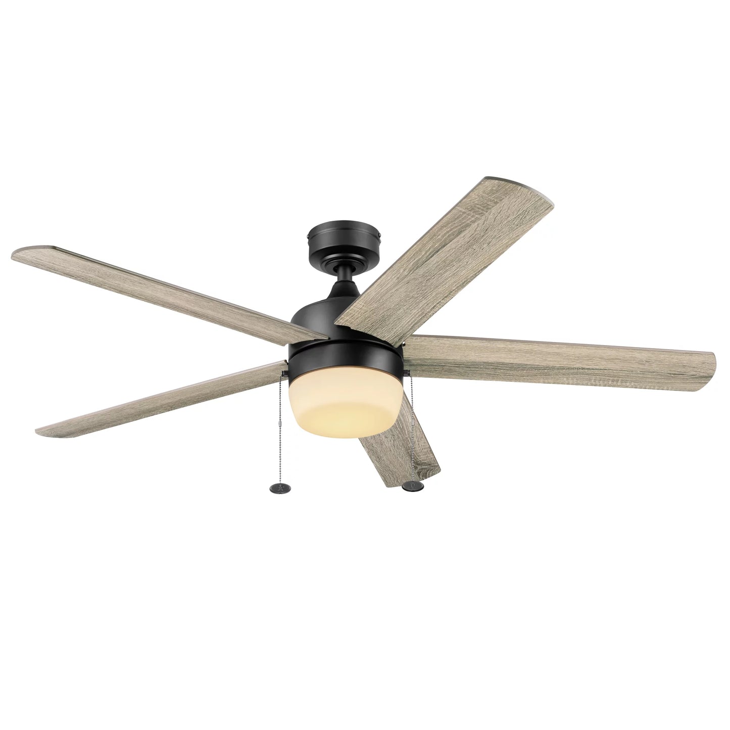 Better homes & gardens 52" pearce black indoor ceiling fan with light, adjustable color temperature & reverse airflow