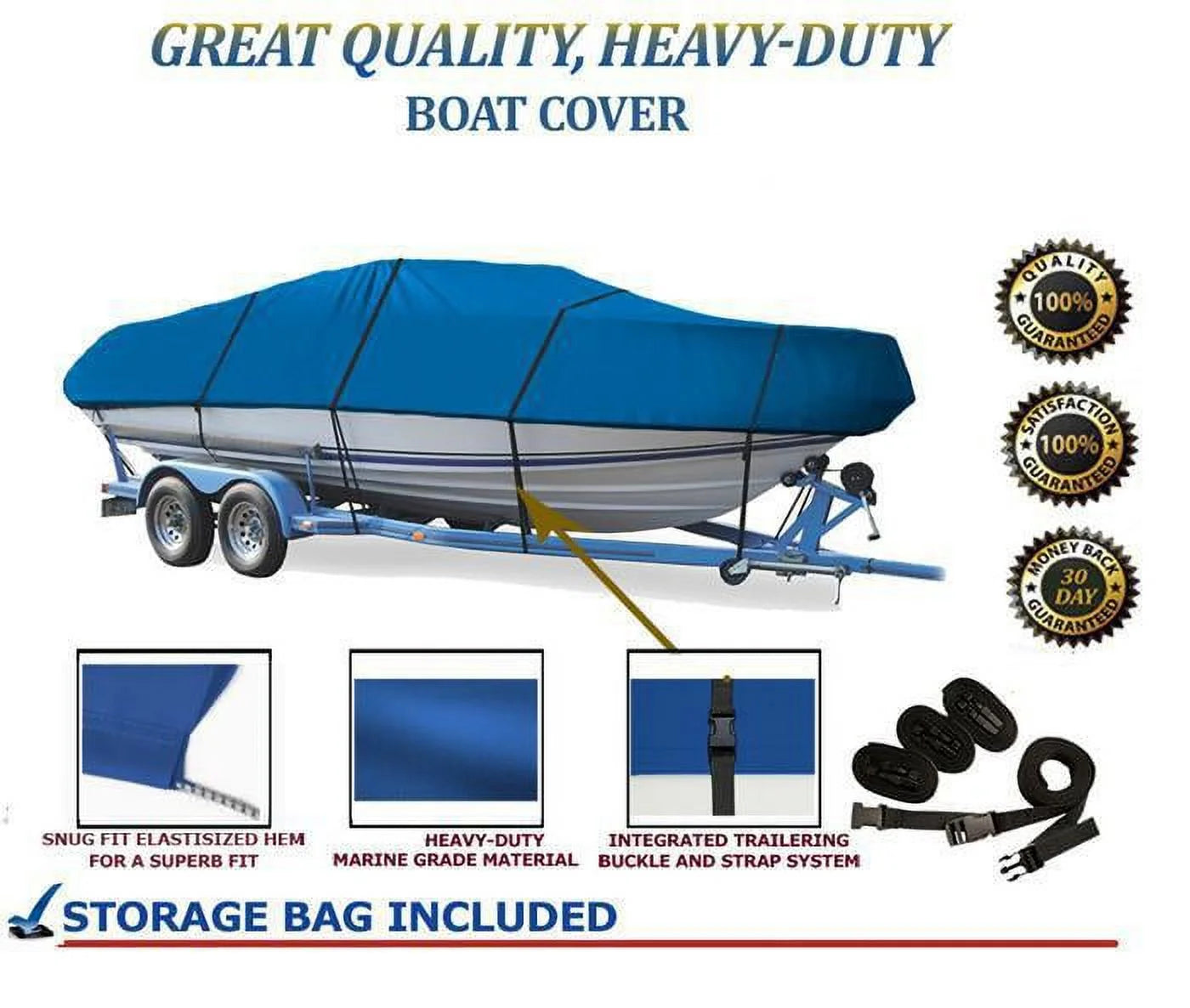 Blue, great quality boat cover compatible for sea doo challenger 230 se 2006-2010