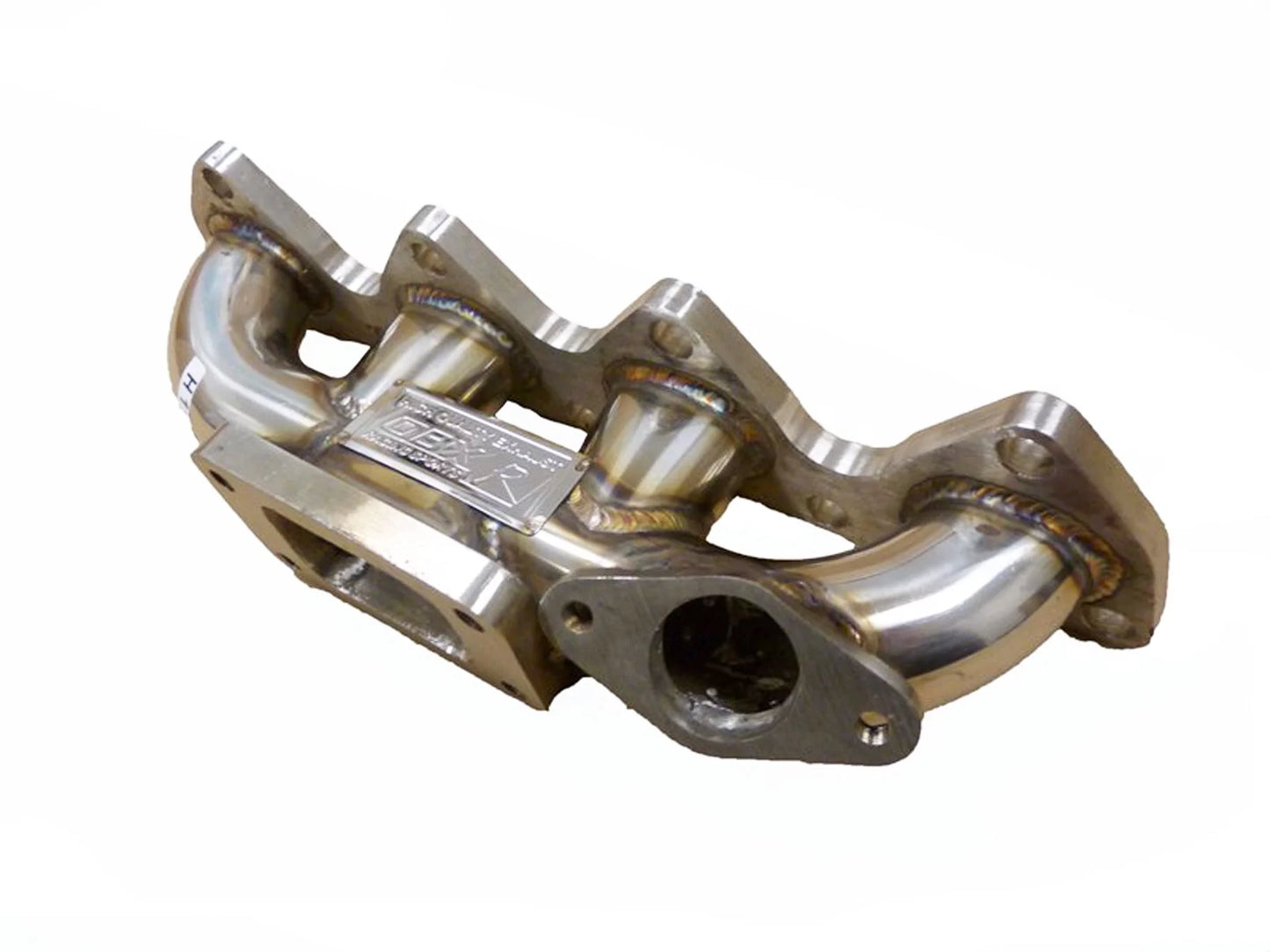 S/s manifold fits for 92 thru 96 honda prelude vtec 2.2l 2 bolt wg, by obx-rs