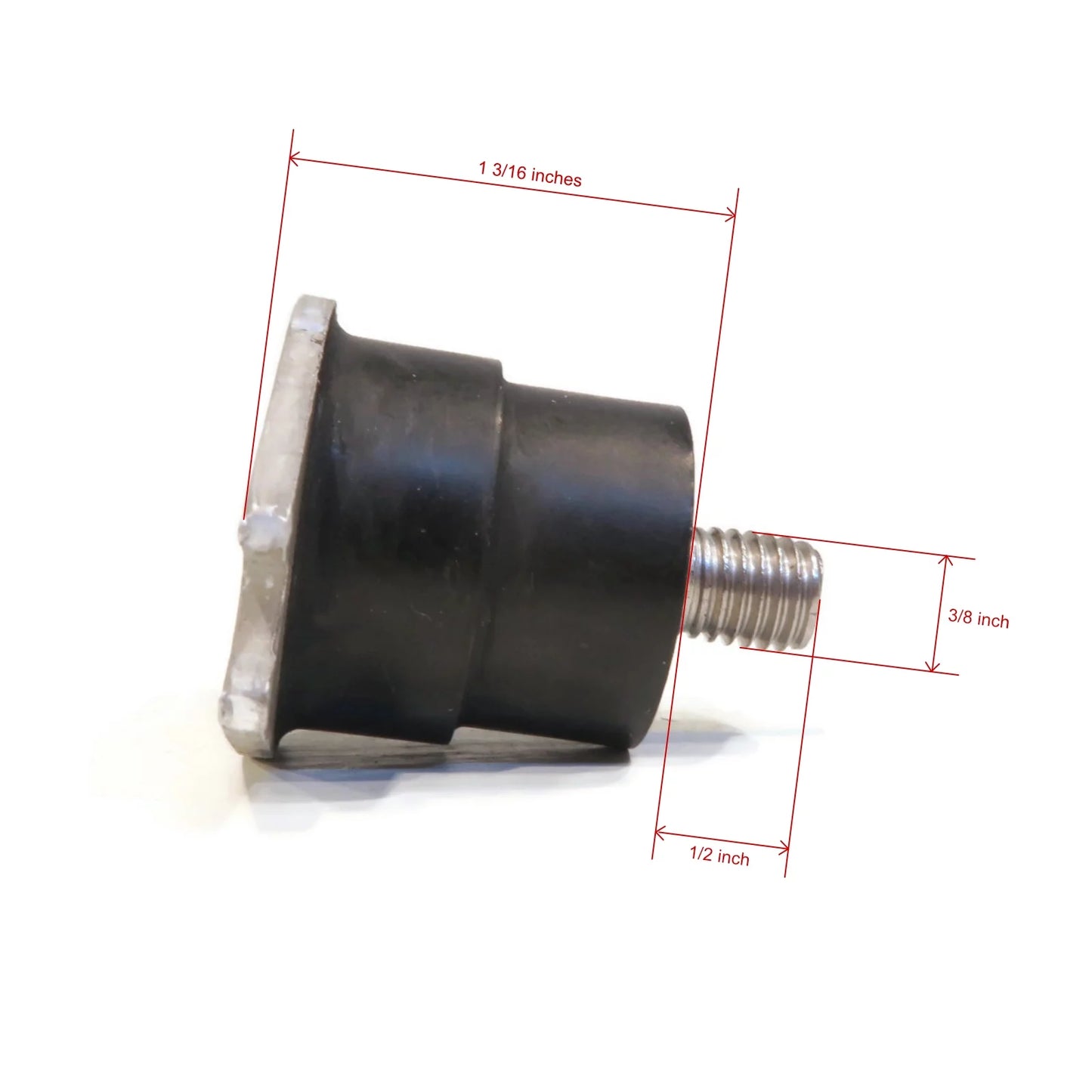 The rop shop | rubber upper motor mount for 1982 johnson 35 hp j35rlcnd, j35telcnb outboard