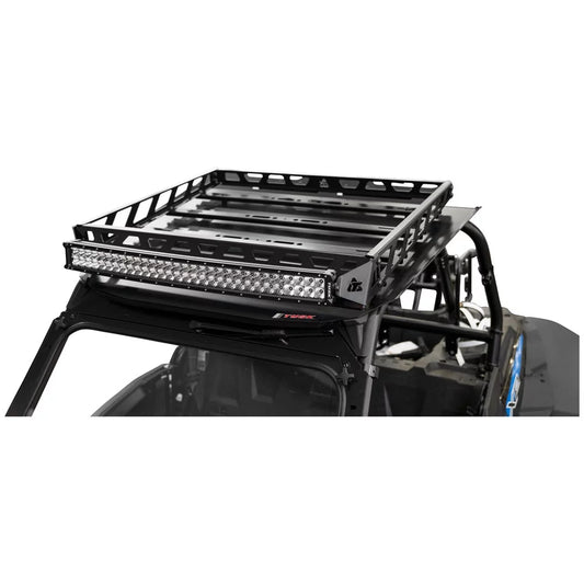 Tusk utv adventure roof rack rack with force roof and v2 30" lt. bar for polaris rzr xp turbo limited edition 2019