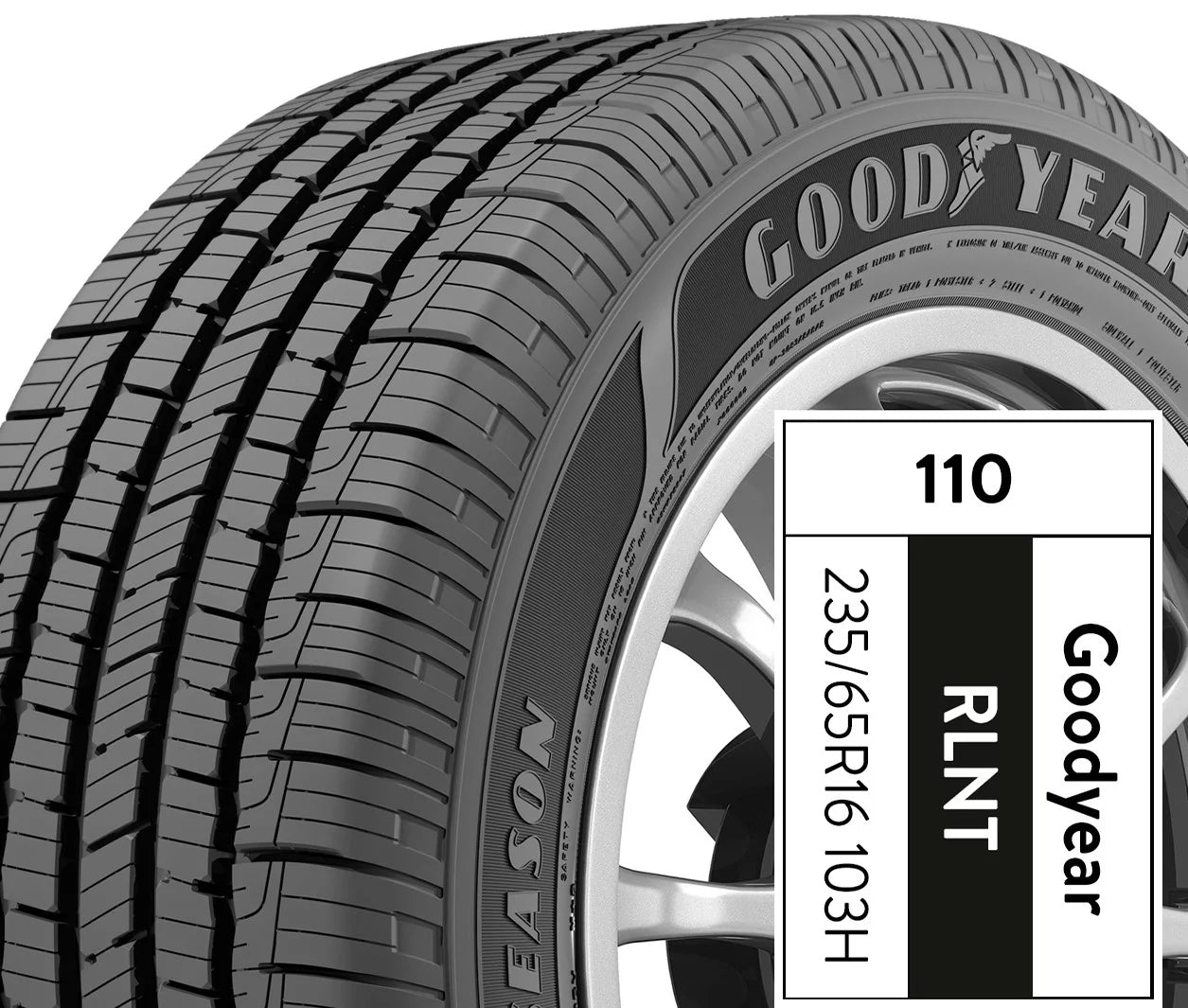 Goodyear reliant all-season 235/65r16 103h all-season tire