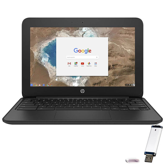 Restored hp chromebook 11 g5 11.6" google chromebook, 1.60 ghz intel celeron, notebook computer, 4gb ddr3 ram, 16gb ssd, chrome os (refurbished)