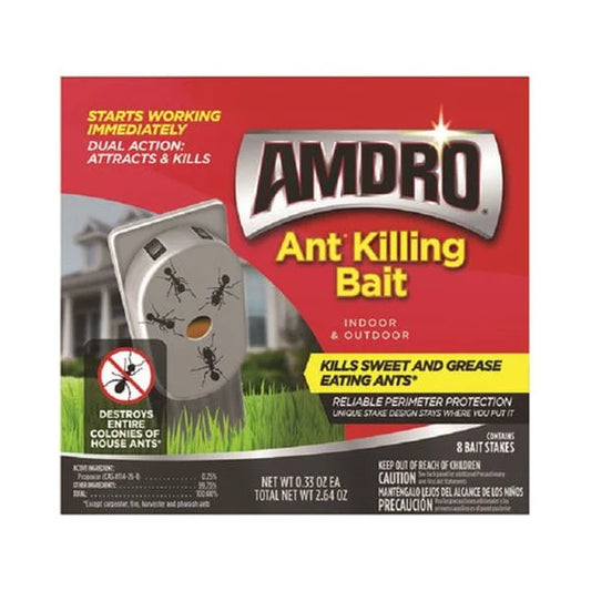 1 pc,amdro 100531828 ant killing bait stakes, 8-count