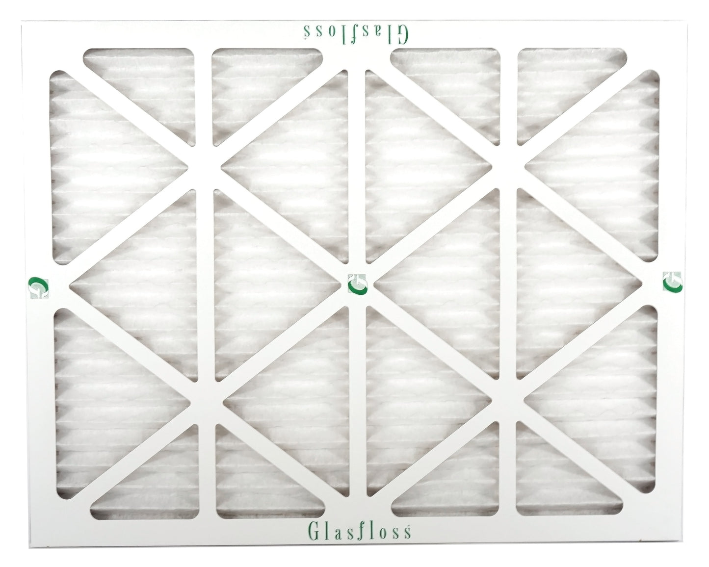 Glasfloss 20x24x1 - merv 10 -qty:12 - furnace air filter - made in usa (actual size: 19.5 x 23.5x7/8 inch)