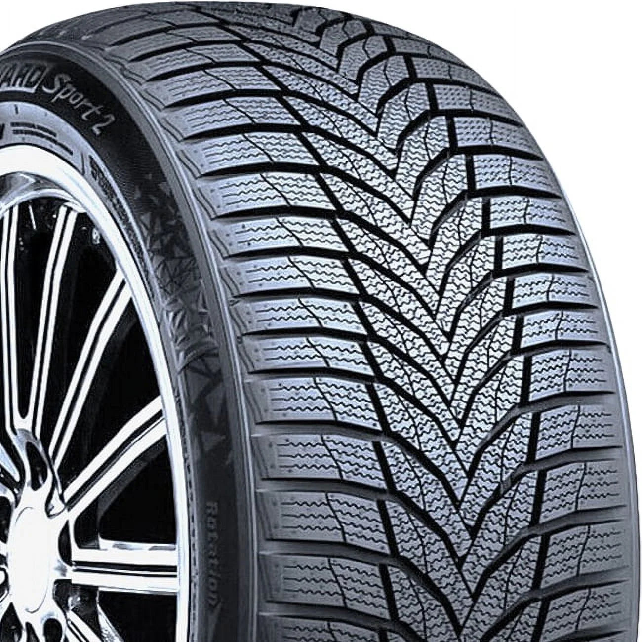 Set of 4 (four) nexen winguard sport 2 255/40r19 100v xl (studless) snow winter tires fits: 2017 volkswagen tiguan highline, 2016-18 audi q3 technik