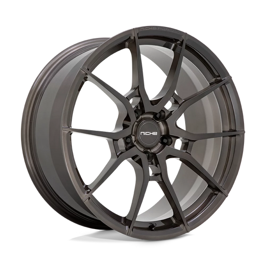 Niche mono monoblock forged rim m111 20x10 5x4.5 smoke 40mm, t111200067+40