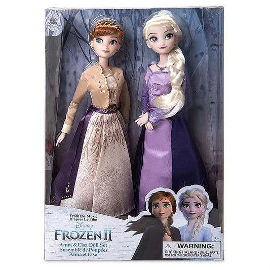 Disney anna and elsa doll set frozen 2 new with box