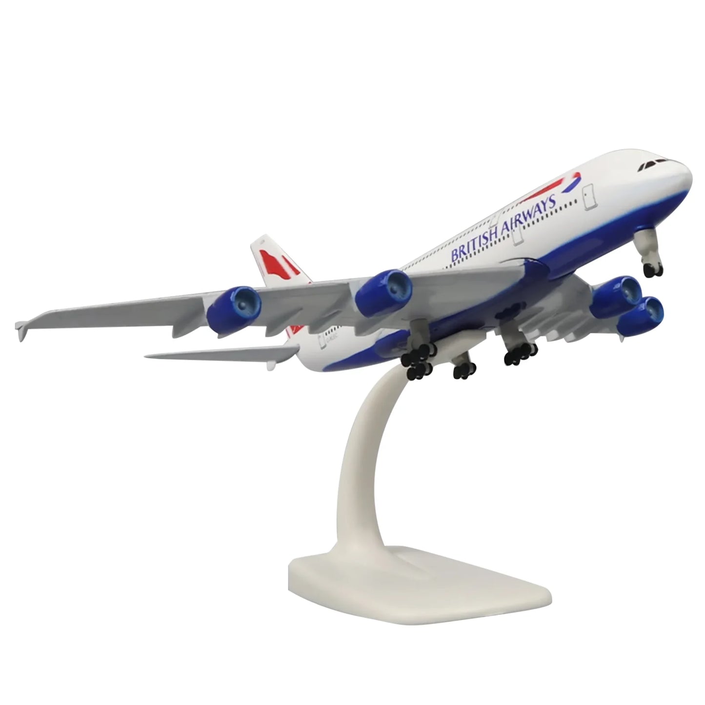 British airways a380 alloy plane model retro and elegant decoration aircraft model for living room or display room