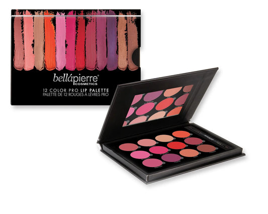 Bellápierre 12 color pro lip palette