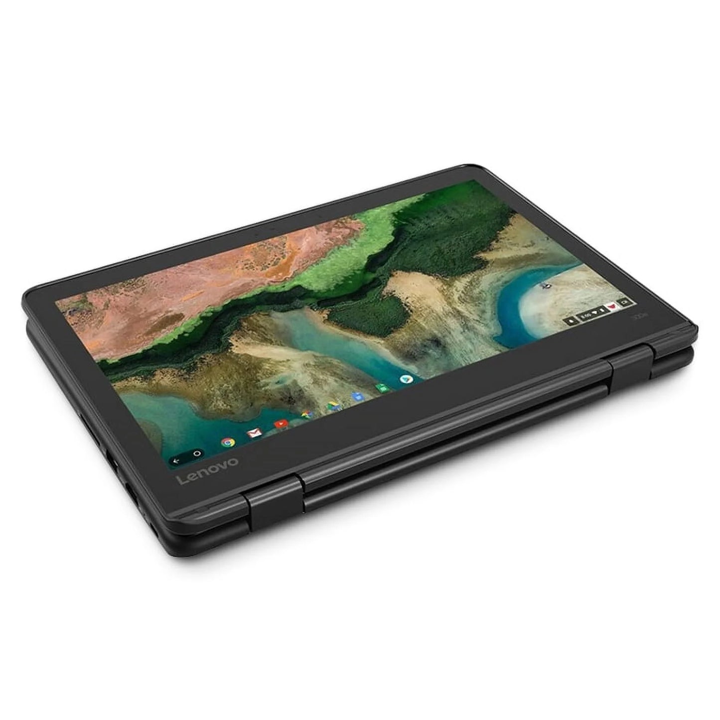 Pre-owned lenovo 11.6" 300e chromebook touchscreen lcd 2 in 1- mediatek m8173c quad-core 2.1ghz 4gb lpddr3 32gb flash memory chrome os model 81h00000us (refurbished: good)