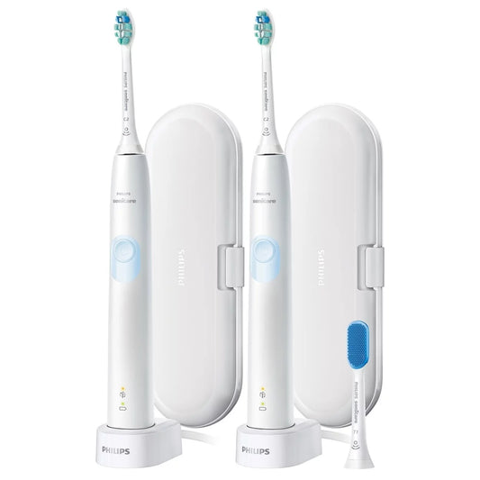 Philips sonicare protectiveclean 4300 rechargeable toothbrush (2 pack)