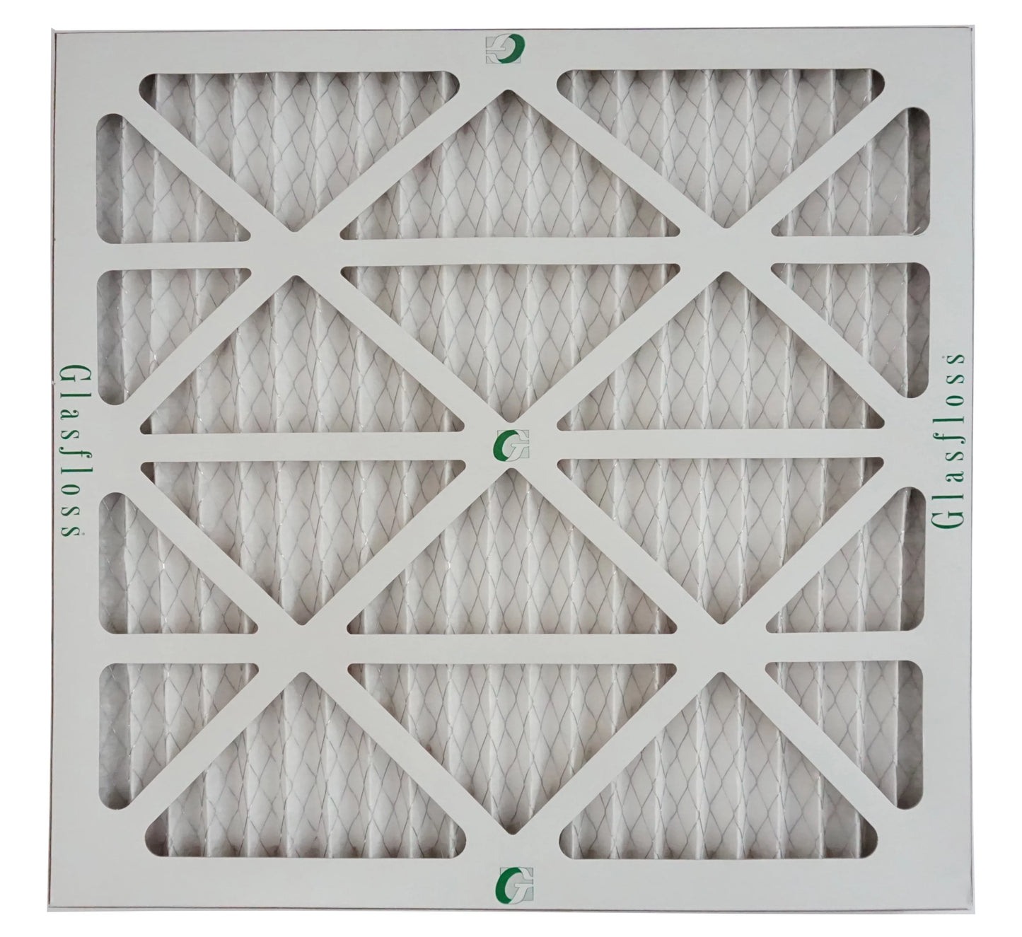 Glasfloss 20x20x1 - merv 10 -qty:6 - furnace air filter - made in usa (actual size: 19.5 x 19.5x7/8 inch)