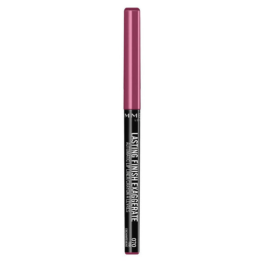 Rimmel lasting finish exaggerate automatic lip liner, 070 pink enchantment 0.01 oz pack of 2