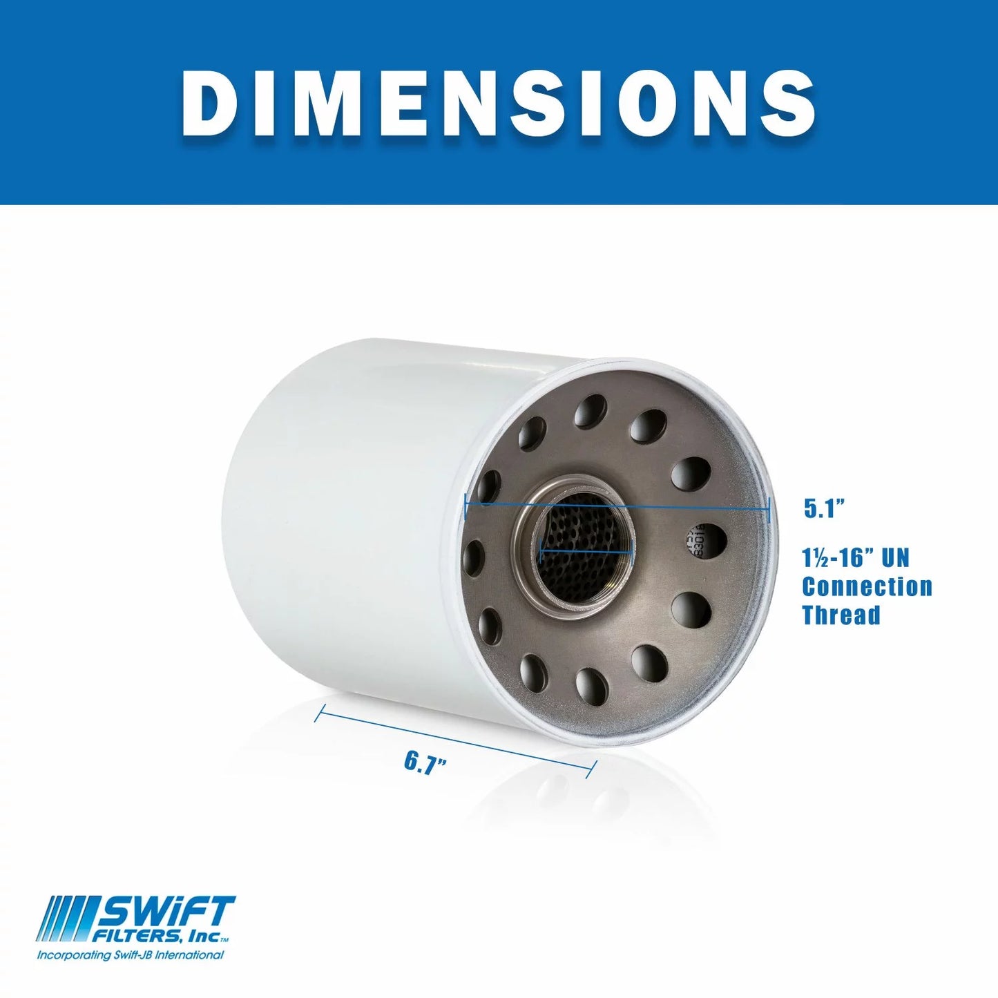 Direct interchange for fleetguard hf6703in-on filter element microglass construction 3 micron