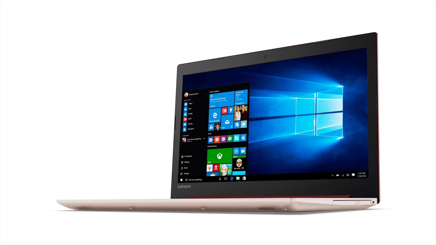 Restored lenovo 81d1009lus ideapad 330, 15.6" hd display, intel n4000, 4gb ram, 1tb ssd, win 10 home, coral red (refurbished)