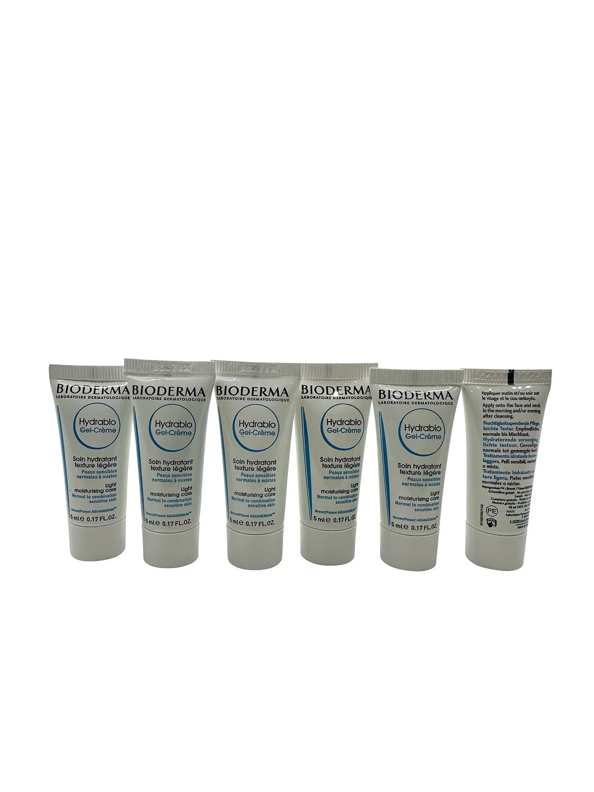 Bioderma sensibio hydrablo gel cream sensitive skin .17 oz 6 pack