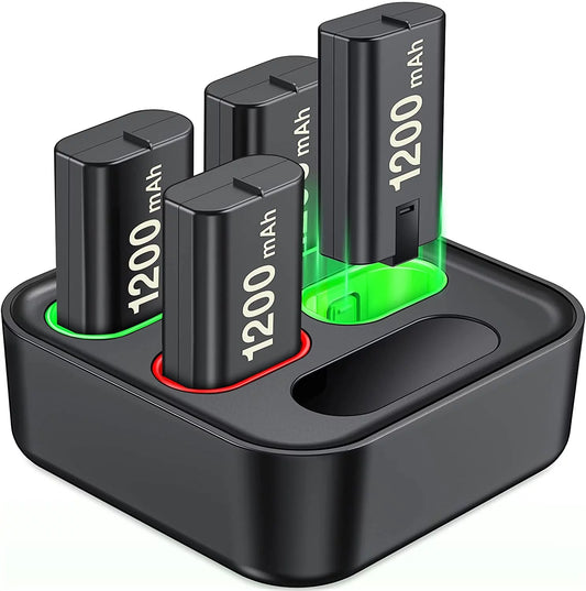 Euroa charger for xoriginal packaging rechargeable battery pack with 4x1200mah xoriginal packaging controller battery pack for xoriginal packaging series x|s/xoriginal packaging one s/x/elite-black