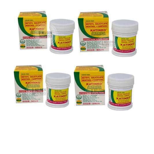 4 jars katinko ointment, pain & itch expert, 30g