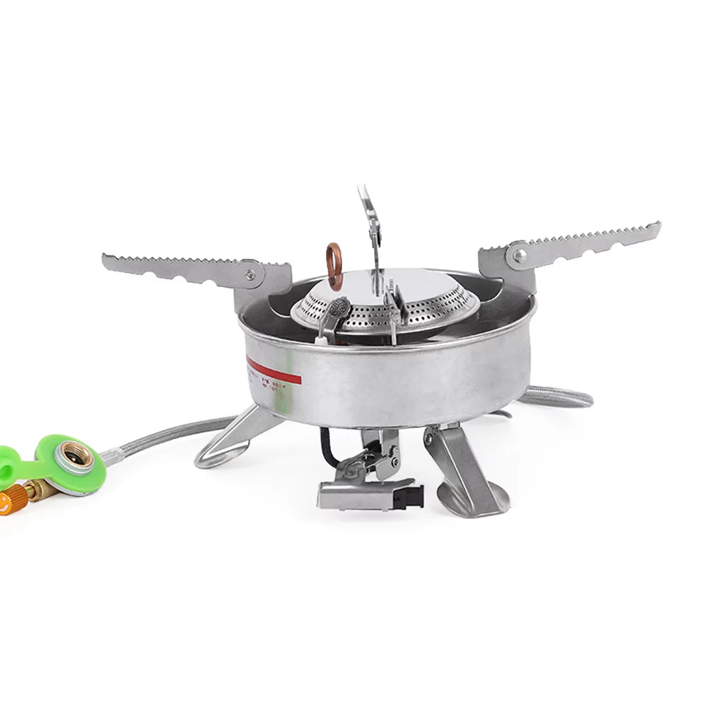 Brs-10 outdoor portable camping picnic split-type stainless steel butane gas cooker big power