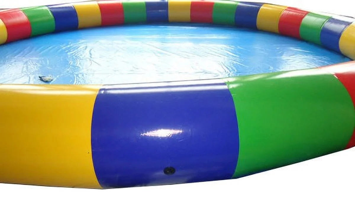 Tentandtable round zorb ball inflatable pool with blower, 24 ft