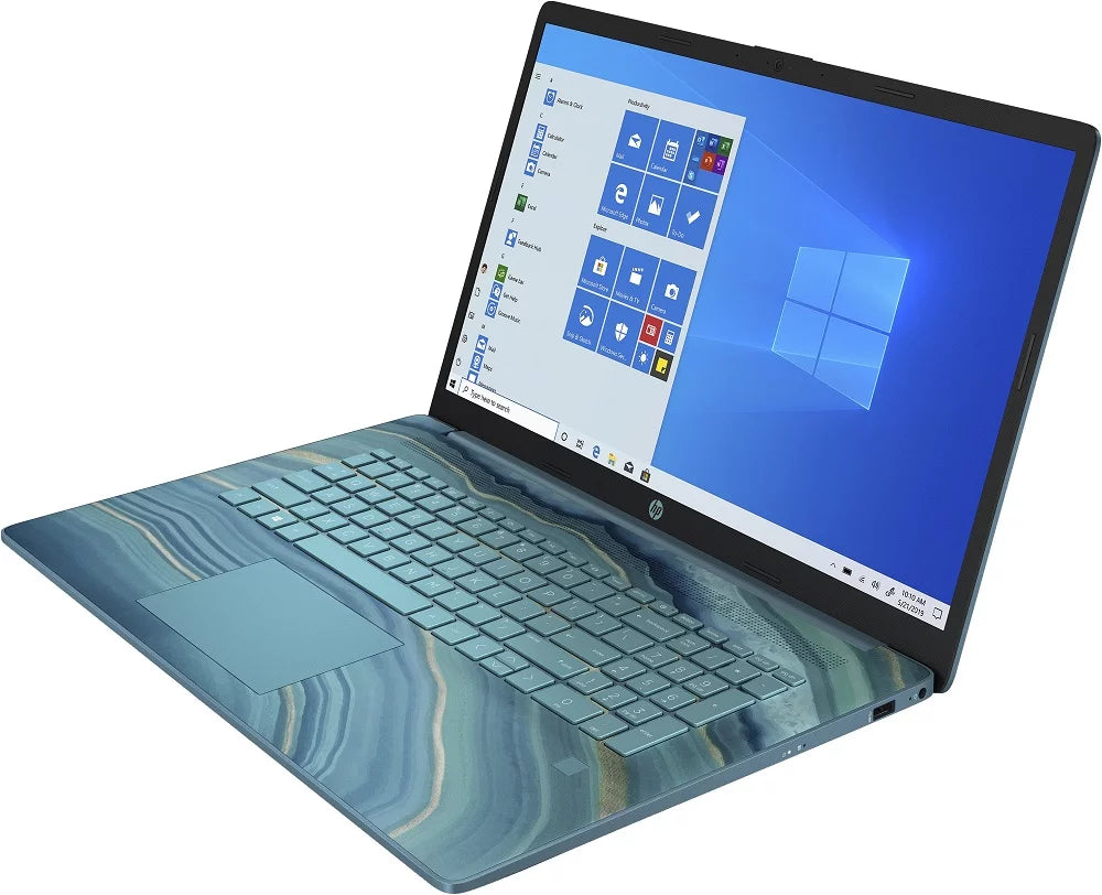 Restored hp 17cn0036dsref 17.3" hd+ - intel pentium gold 7505 - 8gb ram - 512gb ssd - windows 11 home - intel uhd graphics - underwater teal - notebook (refurbished)