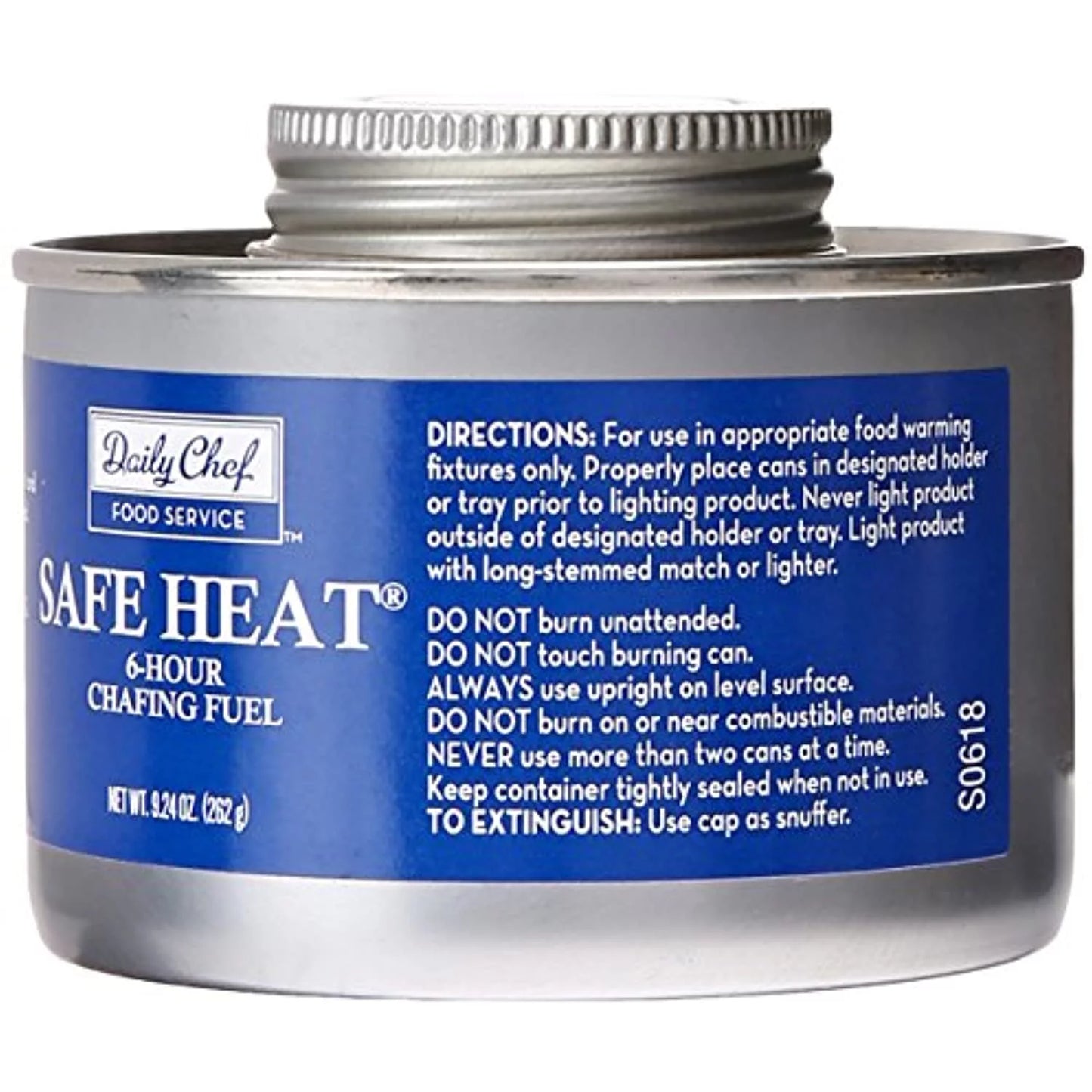 Daily chef u46104s bakers and chefs safe heat chafing fuel, 12-pack