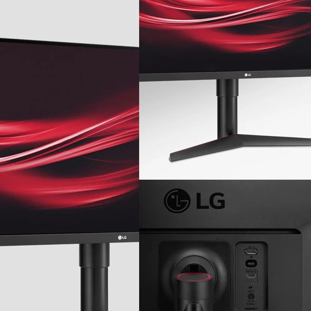 Open box lg 34wp65g-b ultrawide monitor 34" 21:9 full hd (2560 x 1080) ips display, vesa displayhdr 400, amd freesync, height and tilt adjustable stand - black