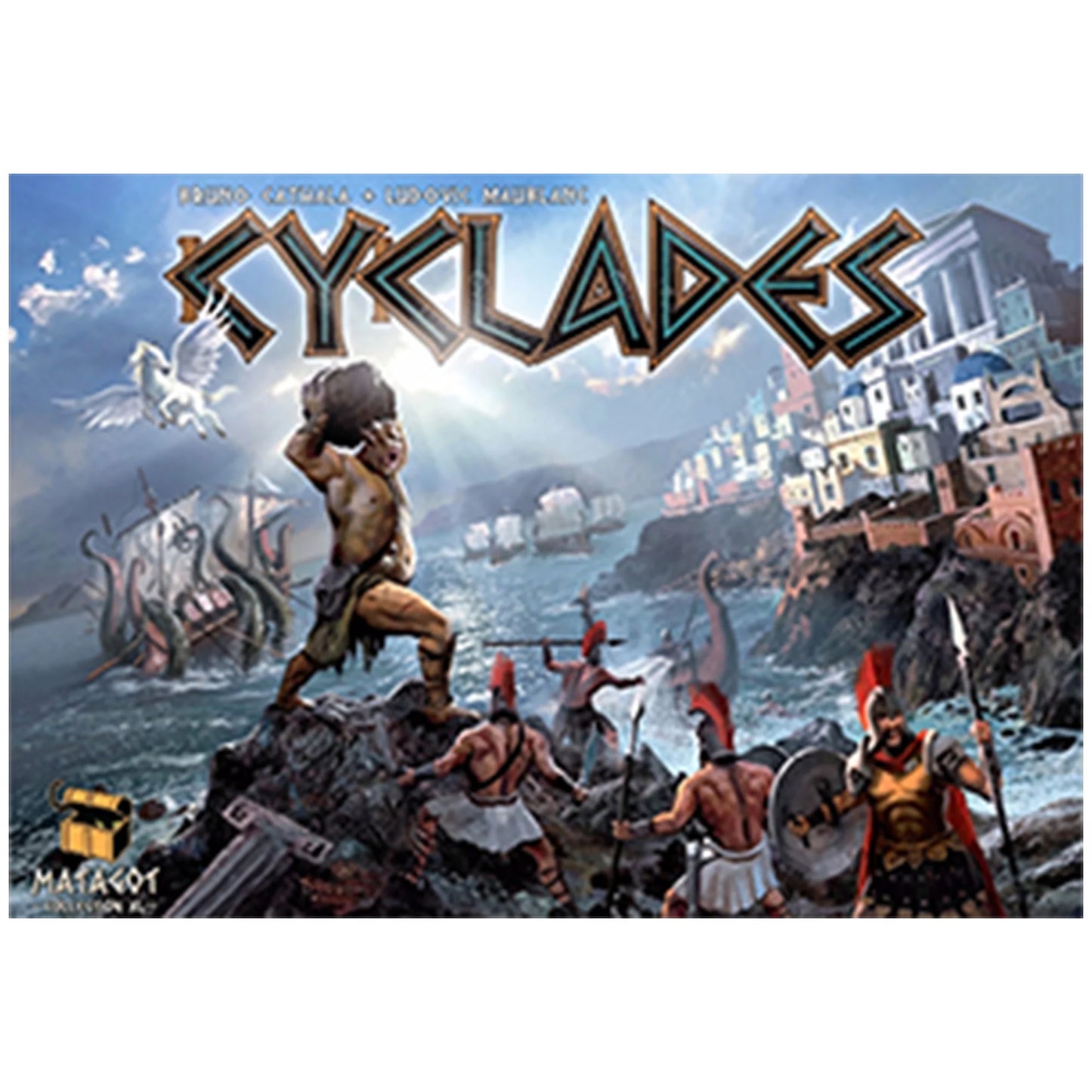 Cyclades strategy board game for ages 14 and up, from asmodee