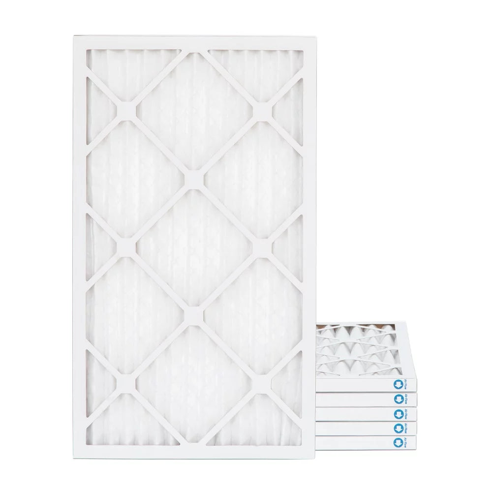 Pamlico air 12x25x1 merv 8 pleated ac furnace air filters. quantity 6. (actual size: 11.75 x 24.75 x 0.75 inches)