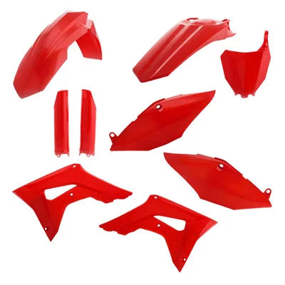 Acerbis full plastic kit 2000 cr red for honda crf450r 2017-2018