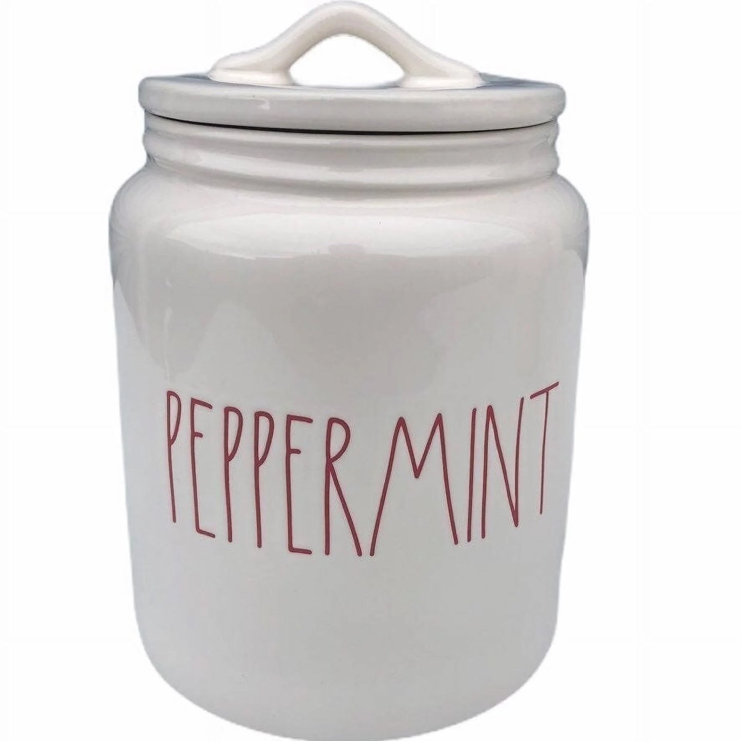 Rae dunn peppermint canister