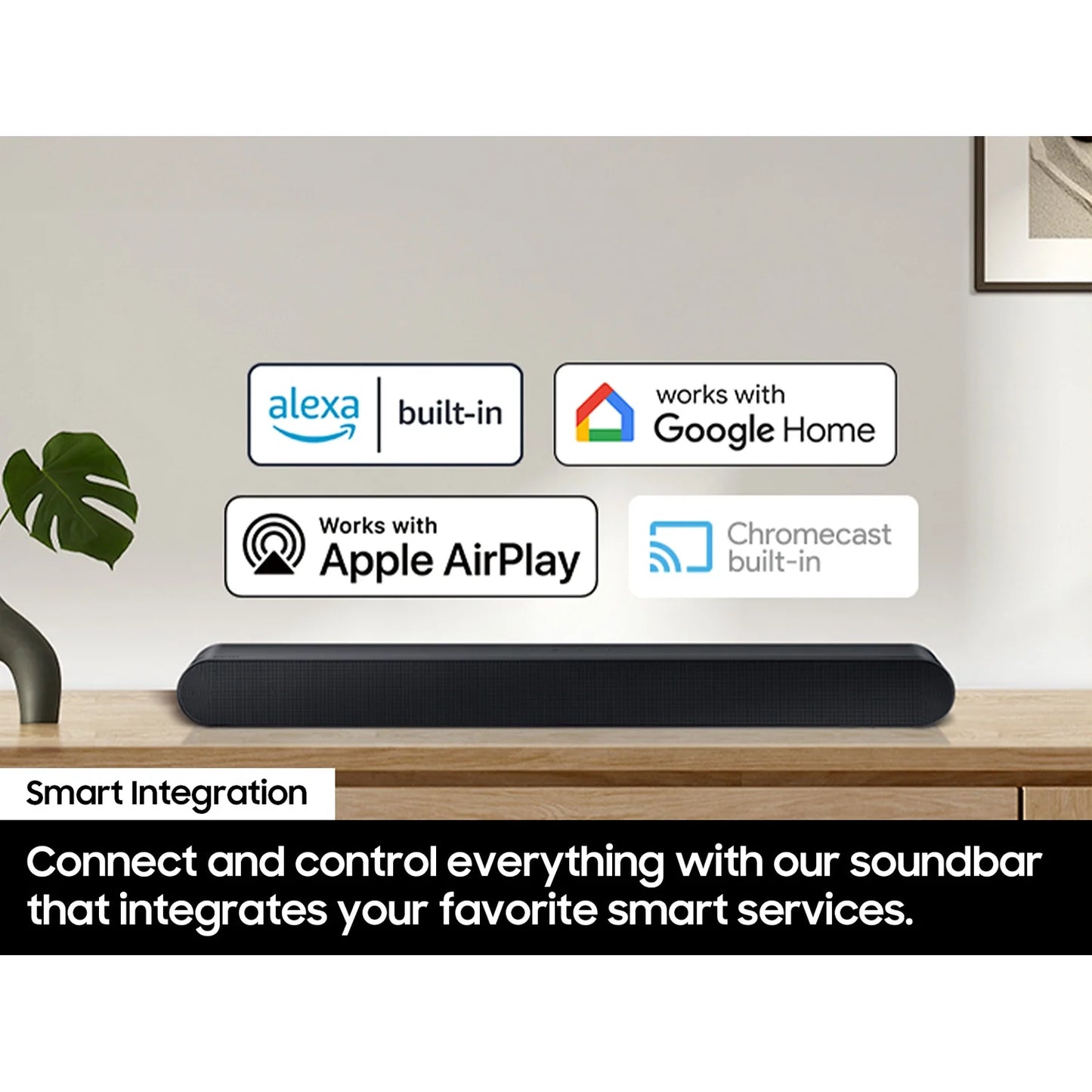 Samsung hw-s60d s-series wireless soundbar (2024) with redeemable directv gemini air