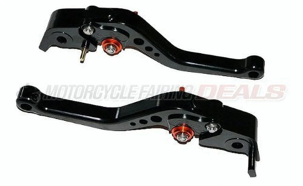 Ducati s4rs (2006 - 2008) and multistrada 1200 (2010 - 2012) adjustable shorty brake clutch lever black color