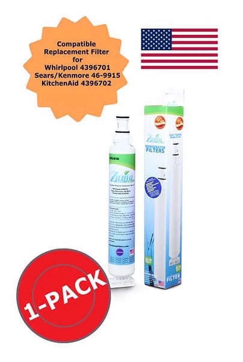 Zuma brand , water and ice filter , model # opfw3-rf300 , compatible with whirlpool® rwf1021 - 3614 - made in u.s.a.