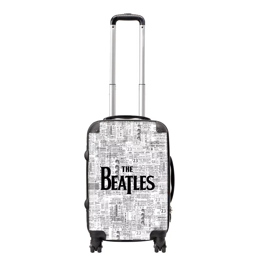 Rocksax unisex the beatles official tour series luggage/suitcase by rocksax - tickets - carry on 52l