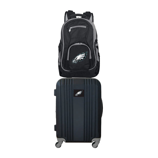 Nfl philadelphia eagles 2-piece luggage and backpack set