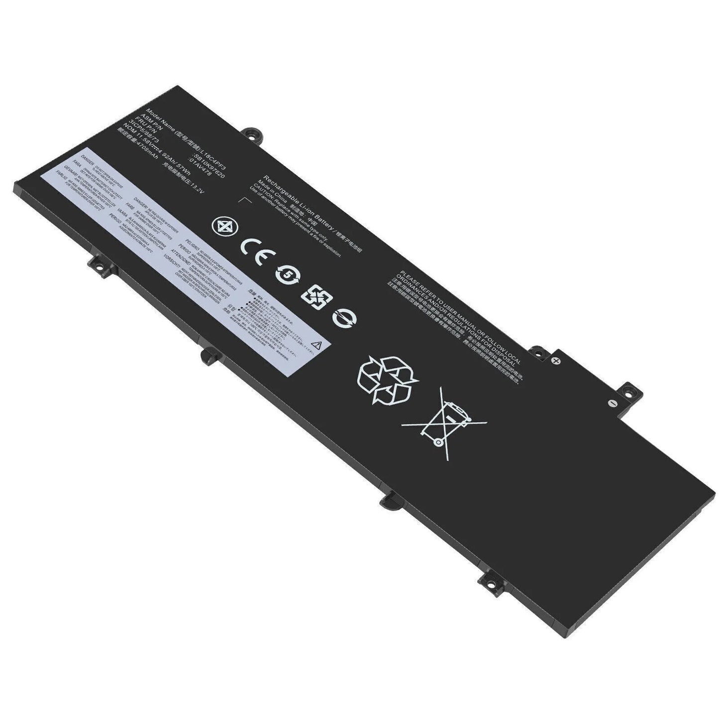 Oem 57wh l17m3p72 battery for lenovo thinkpad t480s 01av478 sb10k97620 01av479