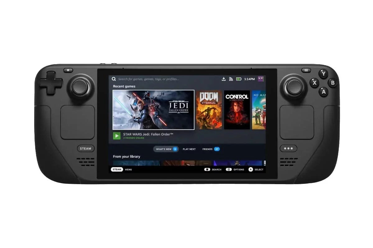 Valve steam deck 256gb handheld system console black