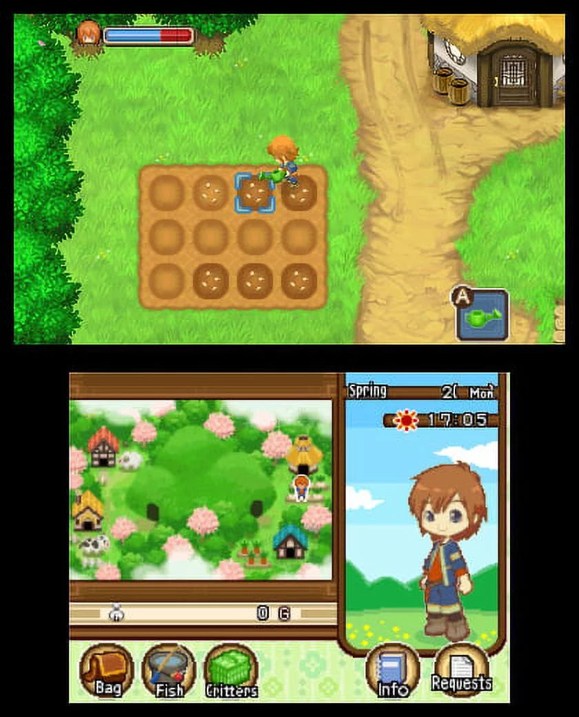 Nintendo 3ds - harvest moon: tale of two towns