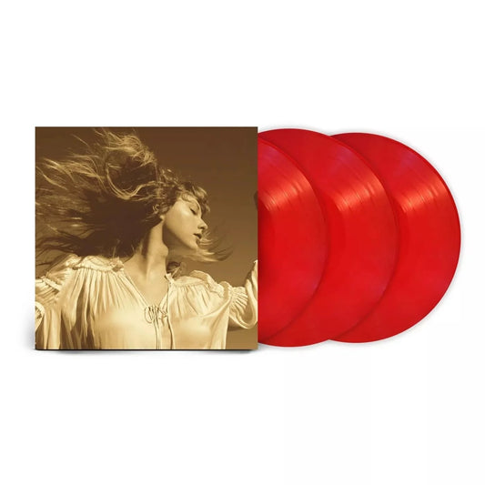 Taylor swift - fearless (taylor's version) exclusive limited edition red vinyl 3lp