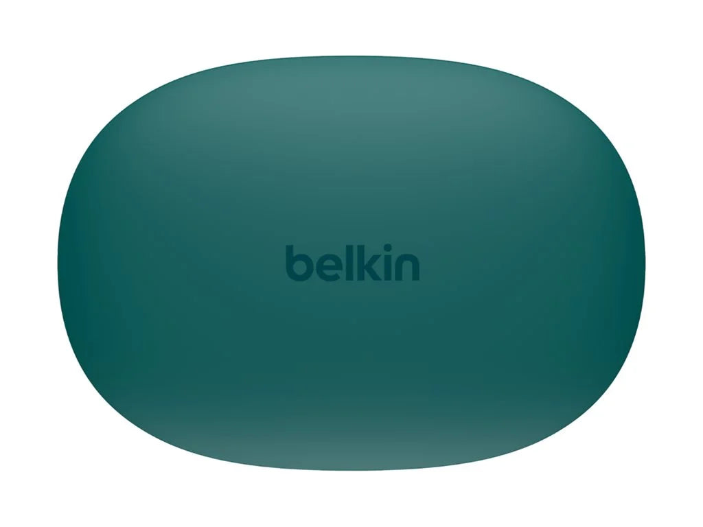 Belkin soundform™ bolt, true wireless earbuds, wireless charging, ipx5 sweat and water resistant, usb-c, up to 28 hours of battery life, iphone, galaxy, pixel and more - teal