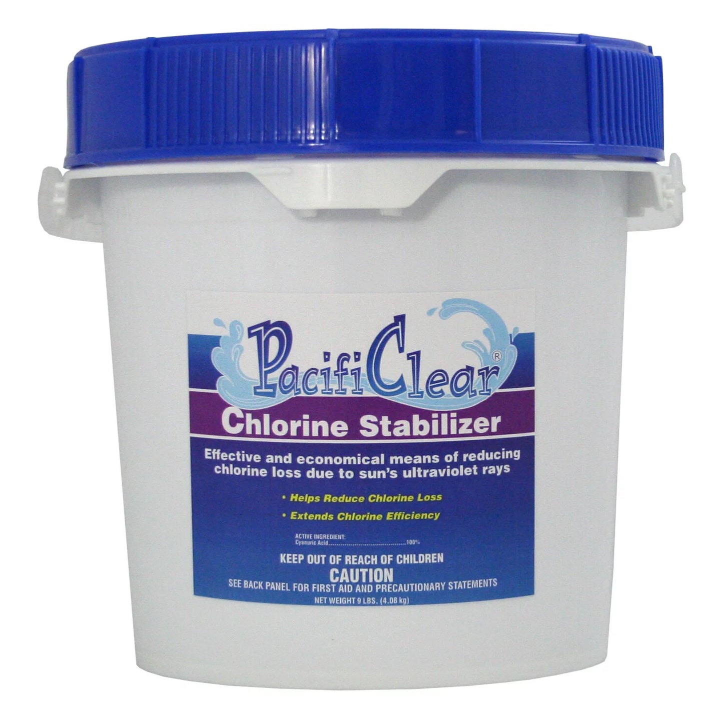 Water techniques f081004032pc chlorine stabilizer - 4 lbs pail