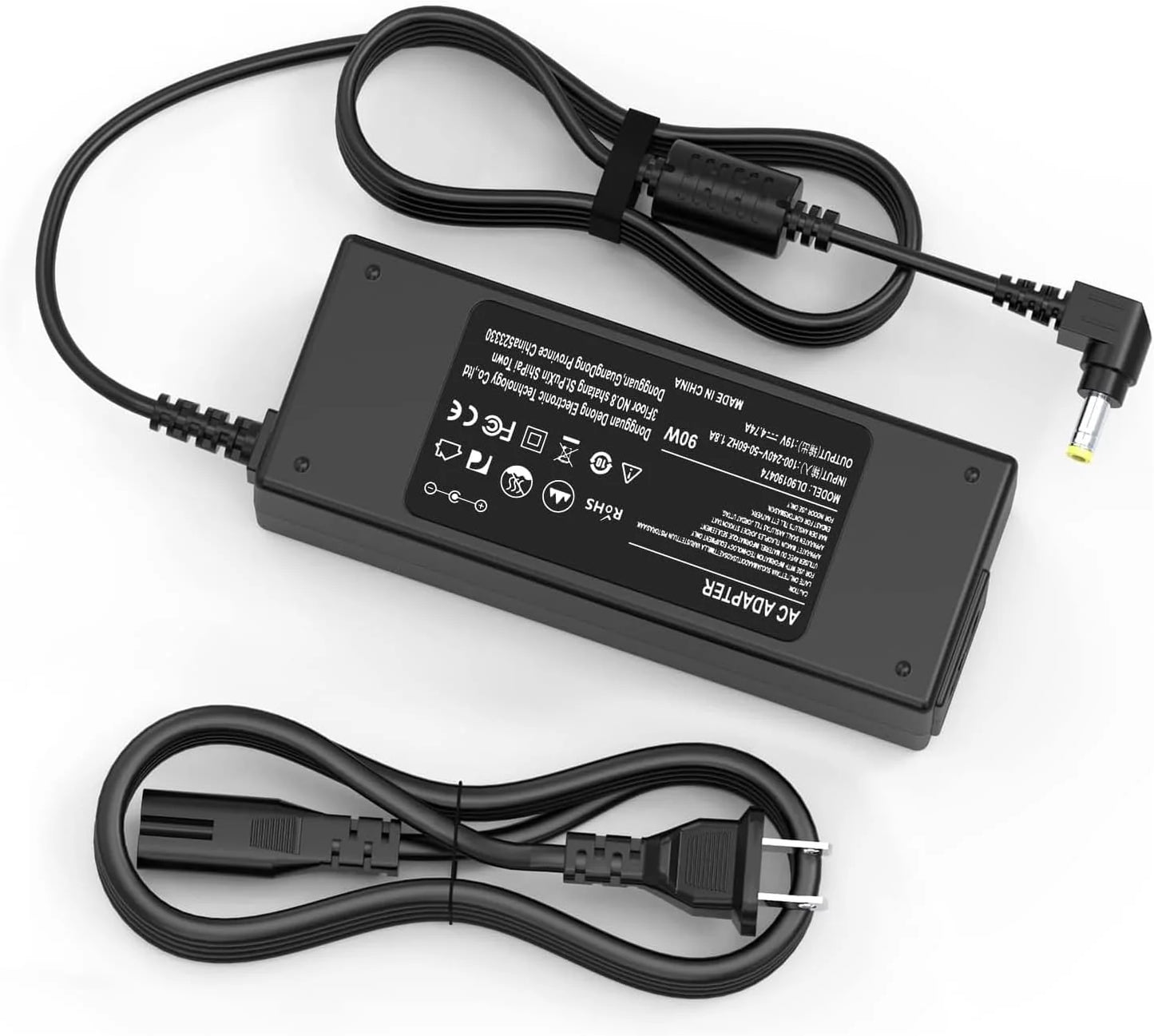 90w notebook computer charger for toshiba satellite c655 c655d c675 c850 c855 c855d c875 c50 c55 c55d c55dt c55t c75 c75d l50 l55