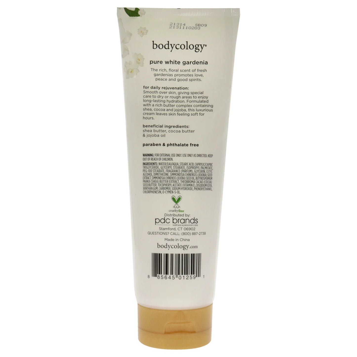 Bodycology pure white gardenia body cream 8oz