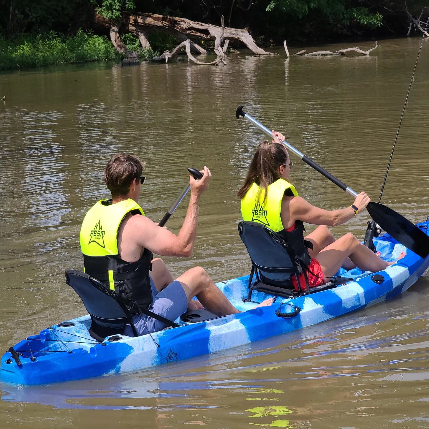 Rbsm dolphin pro tandem fishing kayak