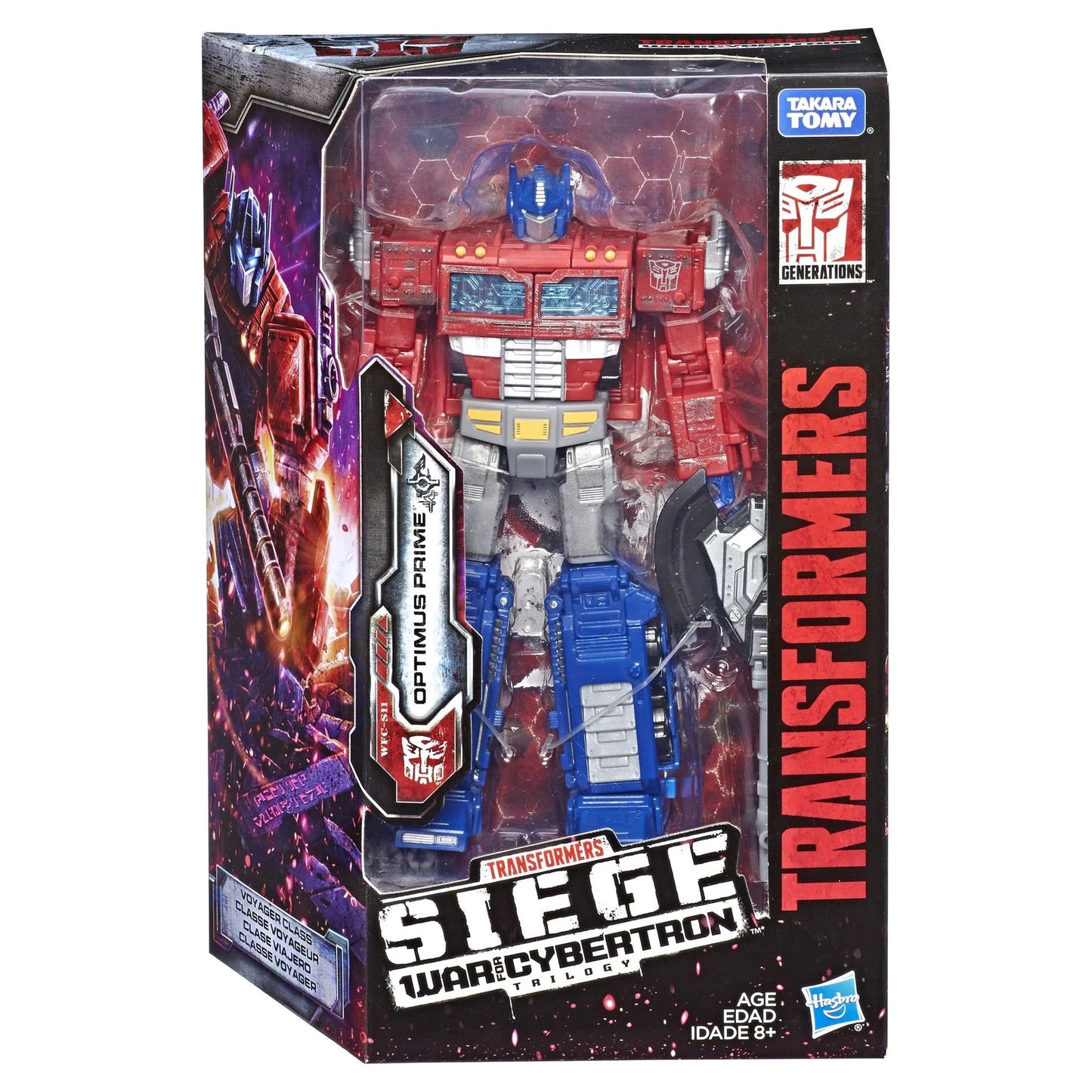 Transformers generations siege voyager class wfc-s11 optimus prime