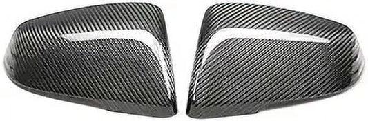 Cobra-tek 2 pieces rearview mirror cover cap fits 2019 - 2021 toyta supra - side mirror covers for car replacement - real carbon fiber - grade a quality