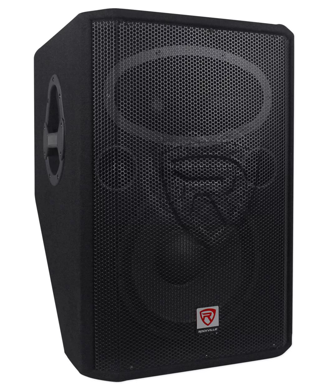 (2) rockville rsm12p 12" 1000 watt 2-way passive stage floor monitor speakers