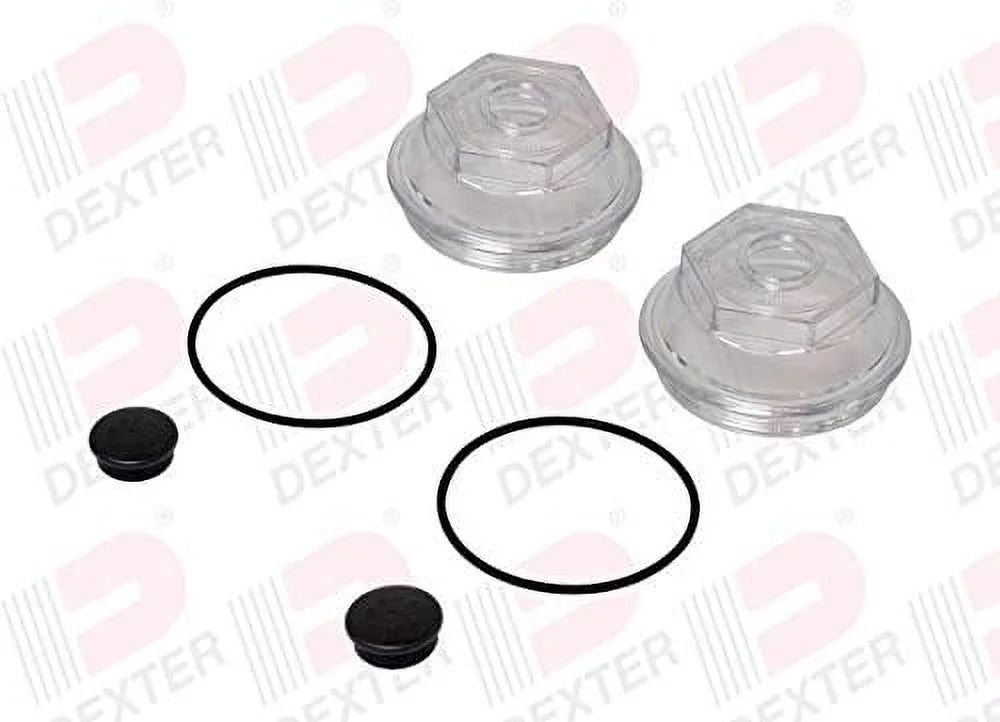 Dexter k71-704-00 oil cap kit 9k and 10k gd 3.5"-12 (after july 2009)-2 pack!